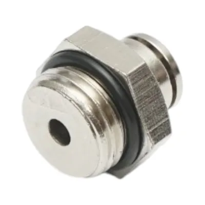 Mufa rapida dreapta metalica 6mm filet exterior M16