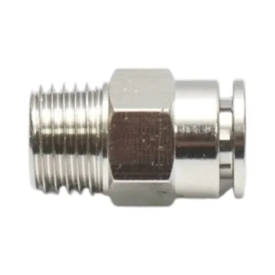 Mufa rapida dreapta metalica 8mm filet exterior 1/4 - imagine 2