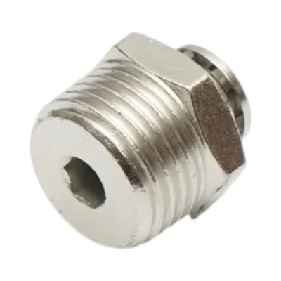 Mufa rapida dreapta metalica 8mm filet exterior 1/2 - imagine 4