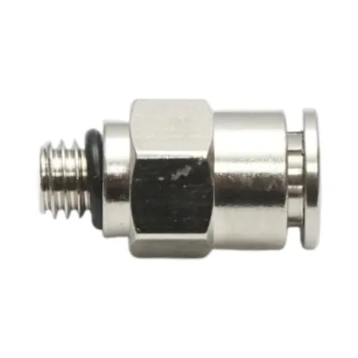 Mufa rapida dreapta metalica 8mm filet exterior M8 - imagine 2