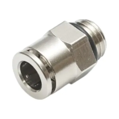 Mufa rapida dreapta metalica 8mm filet exterior M12 - imagine 3
