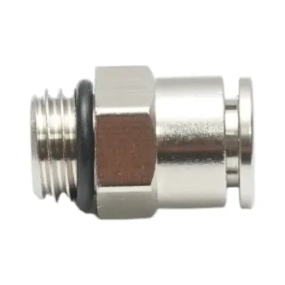 Mufa rapida dreapta metalica 8mm filet exterior M12 - imagine 2