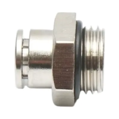 Mufa rapida dreapta metalica 8mm filet exterior M16 - imagine 2