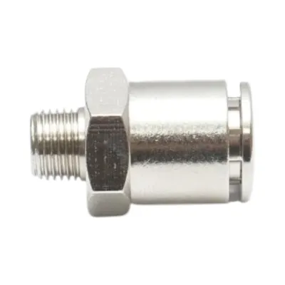 Mufa rapida dreapta metalica 10mm filet exterior 1/8 - imagine 2
