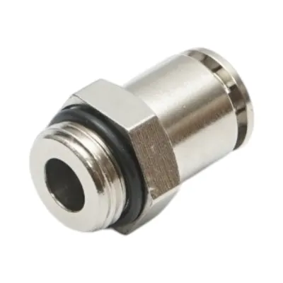 Mufa rapida dreapta metalica 10mm filet exterior M16
