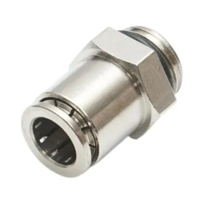 Mufa rapida dreapta metalica 10mm filet exterior M16 - imagine 3