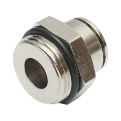 Mufa rapida dreapta metalica 12mm filet exterior M22