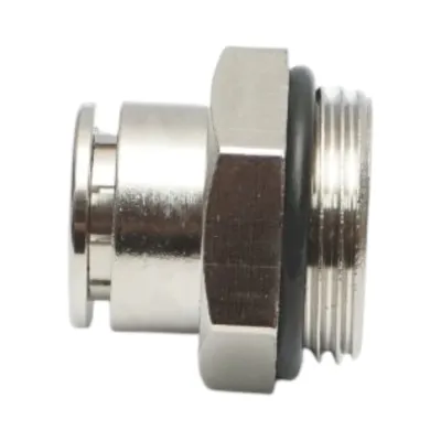 Mufa rapida dreapta metalica 12mm filet exterior M22 - imagine 2