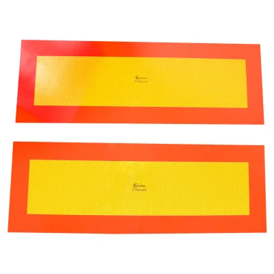 Set tabla reflectorizanta dreptunghiulara pentru remorca