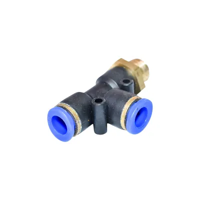 Mufa rapida T plastic amp surub metalic fi 8x8 cu M12 - imagine 2