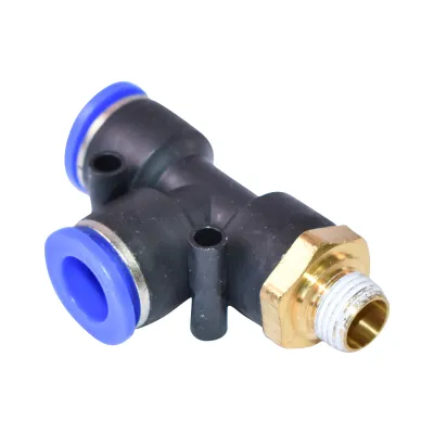 Mufa rapida T plastic si surub metalic fi 12x12 cu 1/4 - imagine 2