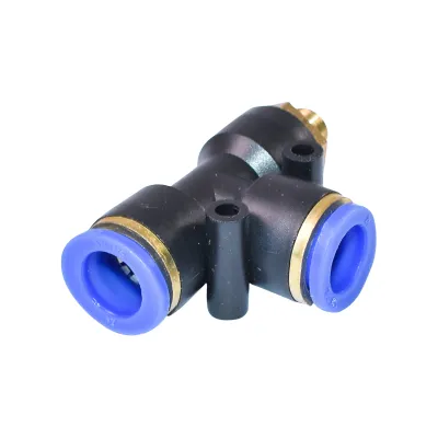 Mufa rapida T plastic si surub metalic fi 12x12 cu 1/8 - imagine 2