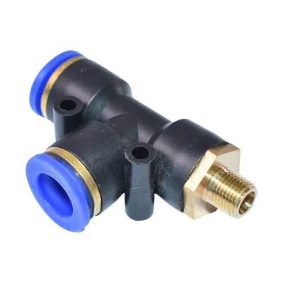 Mufa rapida T plastic si surub metalic fi 12x12 cu 1/8 - imagine 3