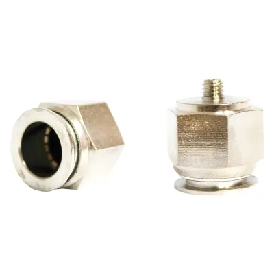 Mufa rapida dreapta din metal si surub metalic fi 6 cu 1/4 - imagine 2