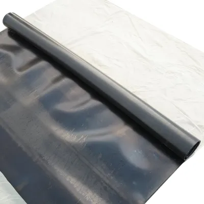 Covor cauciuc SBR+NR cu insertie textila si fara striatie LIS 4x1200x10000mm L=10m; l=1,2m; G=4mm - imagine 3