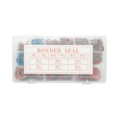 Trusa garnituri din metal cu cauciuc (Saibe combi) BSP 245 piese Breckner Germany - imagine 5