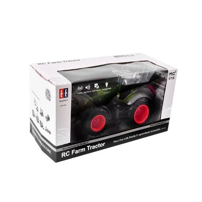 Jucarie tractor cu telecomanda doubleE RC 1:16 2.4 Ghz, lumini, sunete 25m raza de actiune 2.16 km/h viteza - imagine 15