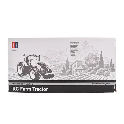 Jucarie tractor cu telecomanda doubleE RC 1:16 2.4 Ghz, lumini, sunete 25m raza de actiune 2.16 km/h viteza - imagine 14