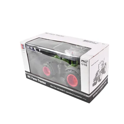 Jucarie tractor cu telecomanda doubleE RC 1:16 2.4 Ghz, lumini, sunete 25m raza de actiune 2.16 km/h viteza - imagine 9