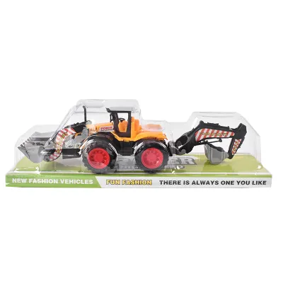 Jucarie Incarcator frontal cu brat excavator spate - imagine 13