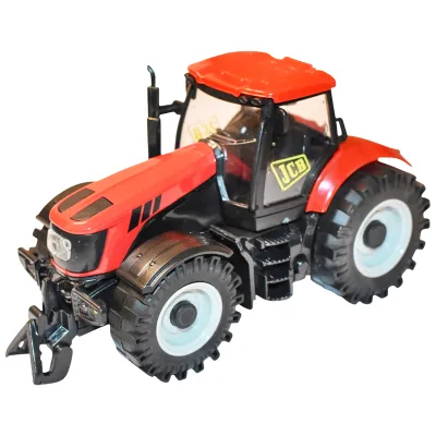 Tractor JCB rosu jucarie - imagine 2