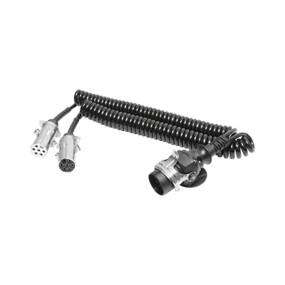 Cablu adaptor ABS stecher remorca sipralat tip Y 7/7-15 pini, 8JA 005 952-041, 502T1135 - imagine 2