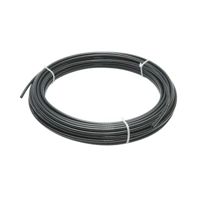 Tub aer poliamida negru 6x4mm 25m/rola