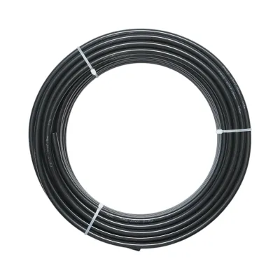Tub aer poliamida negru 10x7.5mm 25m/rola - imagine 2