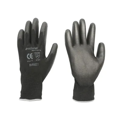 Manusi de lucru sintetice cauciucate negre marimea 9 Breckner Germany	 - imagine 2