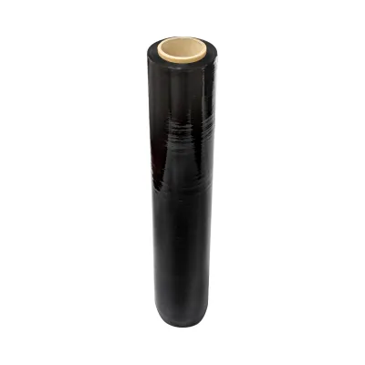 Folie stretch manuala neagra 1,65 kg 500x0,023 mm - imagine 4