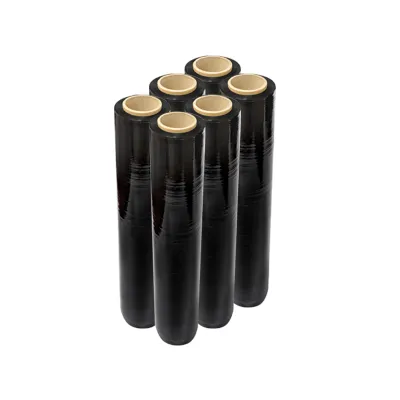 Folie stretch manuala neagra 1,65 kg 500x0,023 mm - imagine 5