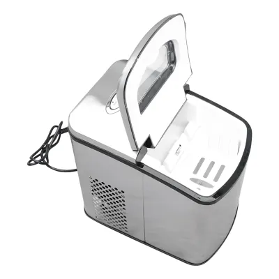 Aparat de facut gheata capacitate 1.7L 220V/150W randament 14Kg/24h 242x358x328mm Breckner Germany - imagine 2