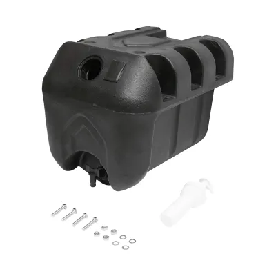 Rezervor apa 30L cu robinet si dozator de sapun 250ml. plastic negru 332x420x331 mm