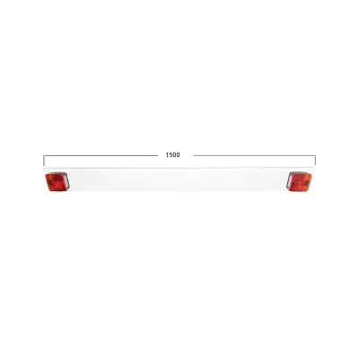 Bara remorca 1500mm, 2 lampi, cablu 6m, priza 7pini 12V - imagine 4