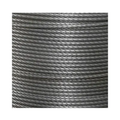 Cablu troliu otel 6x25, fi 13mm cu inima metalica 250m/rola batut 0,95kg/1m - imagine 3