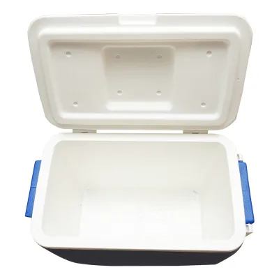 Lada frigorifica pentru picnic 45L albastra cu roti 610x330x440mm Breckner Germany - imagine 3