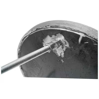 Disc pentru gratar cu margine din otel, 3 picioare si maner, 460 mm, cu stanta UTB - imagine 4