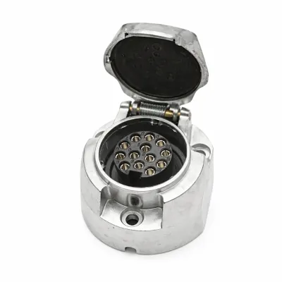 Priza remorca 13 pini 12V din aluminiu Breckner Germany