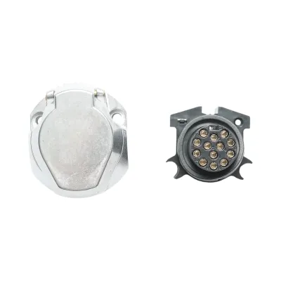 Priza remorca 13 pini 12V din aluminiu Breckner Germany - imagine 4