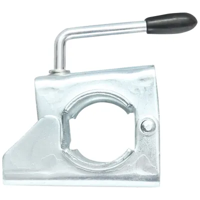 Clema suport pentru roata de sprijin remorca tija exterioara 60mm Breckner Germany - imagine 2
