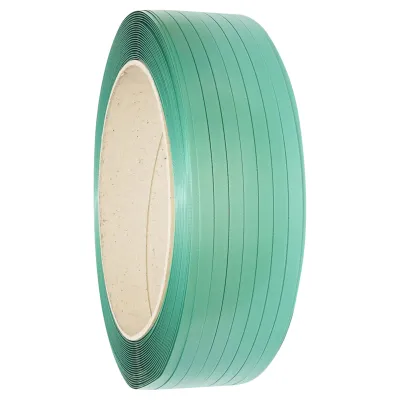 Banda de legat PET poliester, 19x0,8mm, verde, rola 1000m Breckner Germany