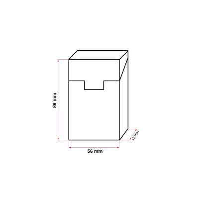 Husa mov din piele pentru pachet de tigari P24 Breckner - imagine 2