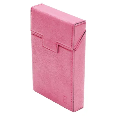 Husa roz din piele pentru pachet de tigari P27 Breckner
