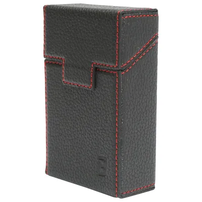 Husa neagra din piele pentru pachet de tigari P22 Breckner