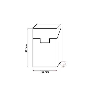 Husa gri din piele pentru pachet de tigari P27 Breckner - imagine 2