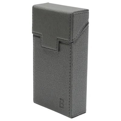 Husa gri din piele pentru pachet de tigari P25 Breckner