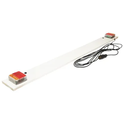 Bara remorca cu lampi LED, cablu 6m, fisa cu 7 pini 1500x140x20mm Breckner Germany - imagine 3